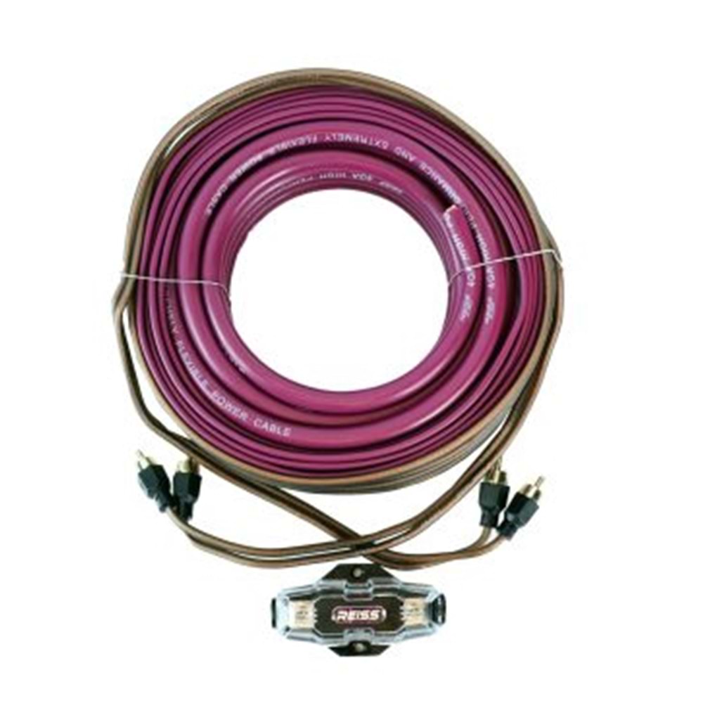 Reiss Audio RS-AWG44 4ga Oto Anfi Kablo Seti