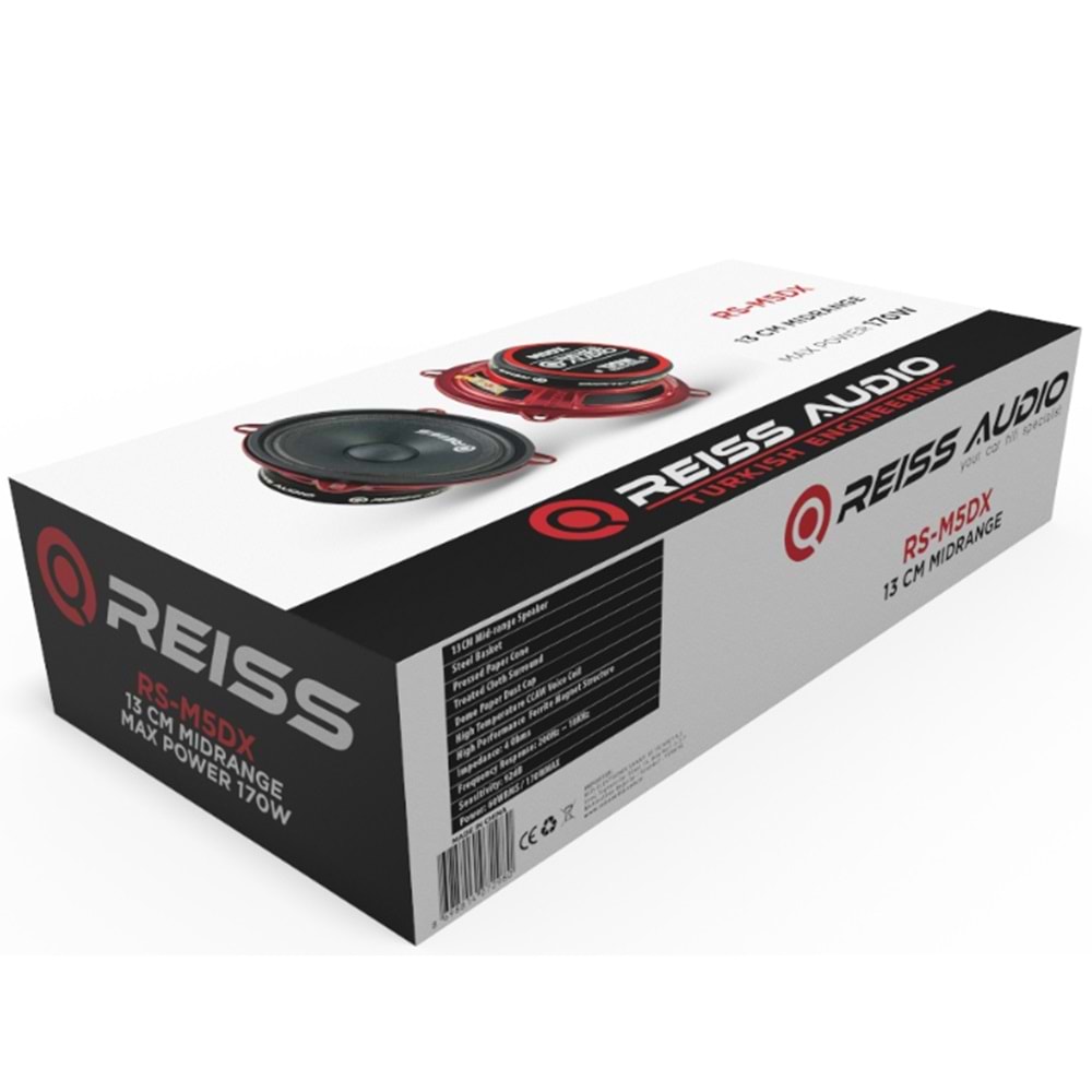RS-M5DX 13 CM MIDRANGE MAX POWER 170W