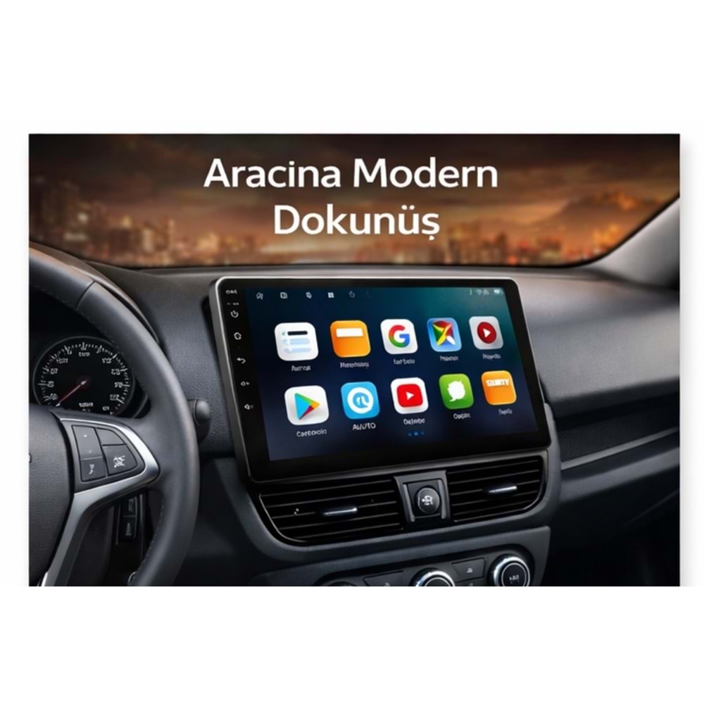 9 INC 4+64GB FAN/EQ/QLED/GERİ KAMERASI