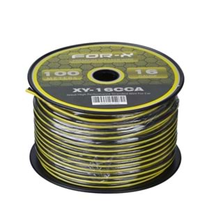 FOR-X 16 Ga 2X1,5 Hoparlör Kablosu 100-Mt Lik Top XY-16 CCA