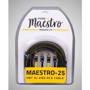 FOR-X MAESTRO-25 RCA Kablo 5 Metre