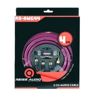 Reiss Audio RS-AWG44 4ga Oto Anfi Kablo Seti