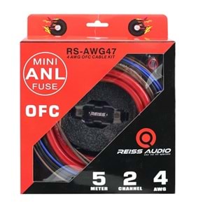 RS-AWG47 OFF %100 BAKIR SET 4GA KABLO