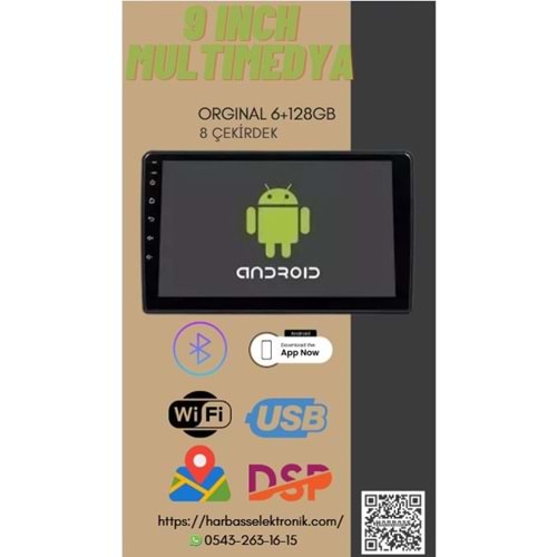 9 INCH TABLET EKRAN 6+128 8 ÇEKİRDEK