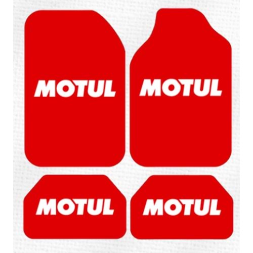MOTUL LOGOLU KIRMIZI UNİVERSAL HALI PASPAS