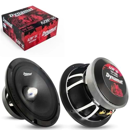 Dynamat AZAP SERİSİ 20 CM 300RMS 2 ADET MİDRANGE
