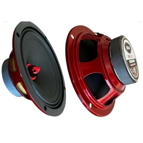 Boschmann 16 Cm 700 Watt 125 Rms Kurşun Göbek Premium Serisi Midrange Hoparlör