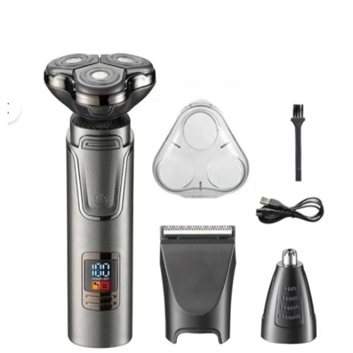 Insua Hk 3600 Digital Göstergeli 3 Başlıklı Tıraş Makinesi