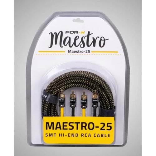 FOR-X MAESTRO-25 RCA Kablo 5 Metre