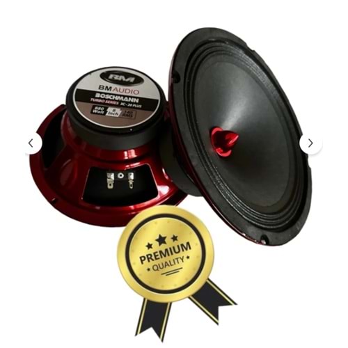 1000Watt-20 Cm Kaliteli Ve Profeyonel Midrange Hoparlor- 2 Adet- Kapaklıdır