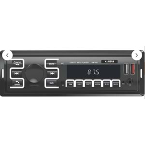 Çift Usb Girişli Bluetooth Oto Teyp Araba Teybi Radyo Sd Aux Teyp Amfi Çıkışlı Kumandalı 103