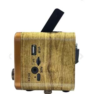 Bluetooth Usb Çalar Fm Bt Nostaljik Pilli Ve Şarjlı NOSTALJİ Radyo