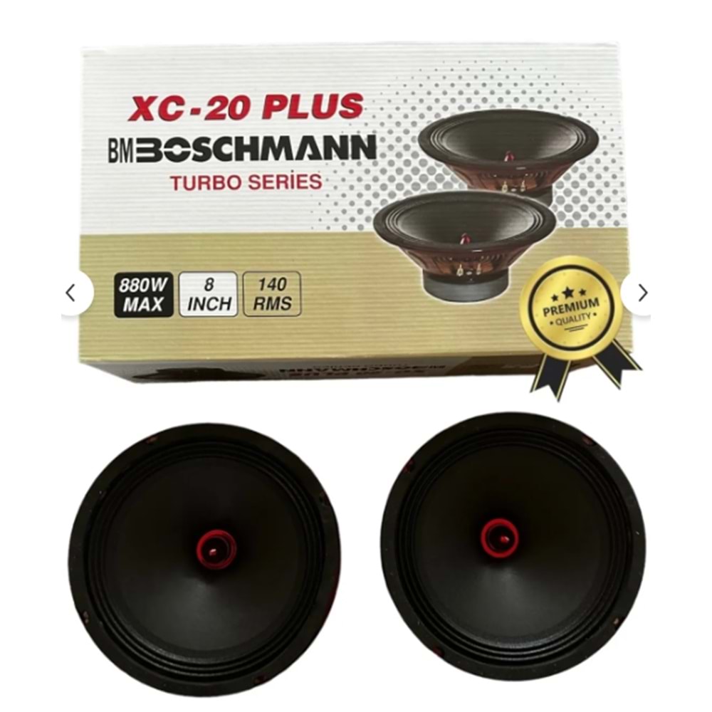 1000Watt-20 Cm Kaliteli Ve Profeyonel Midrange Hoparlor- 2 Adet- Kapaklıdır